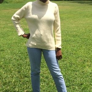 Tommy Hilfiger Retro Yellow Turtle Neck Sweater